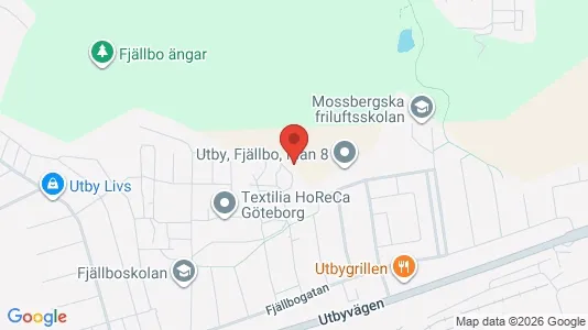 Rooms for rent i Gothenburg East - kort over placeringen
