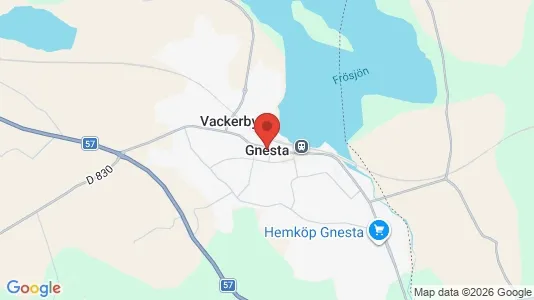 Houses for rent i Gnesta - kort over placeringen