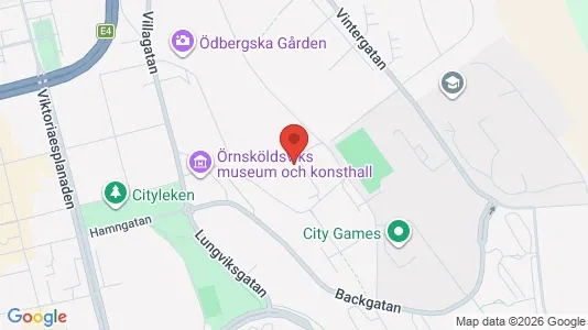Apartments for rent i Örnsköldsvik - kort over placeringen