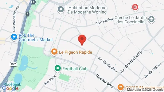 Apartments for rent i Brussels Sint-Pieters-Woluwe - kort over placeringen