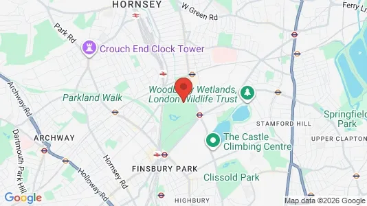 Apartments for rent i London N4 - kort over placeringen