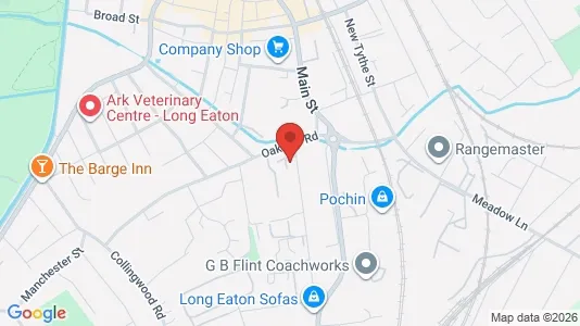 Apartments for rent i Nottingham - Nottinghamshire - kort over placeringen