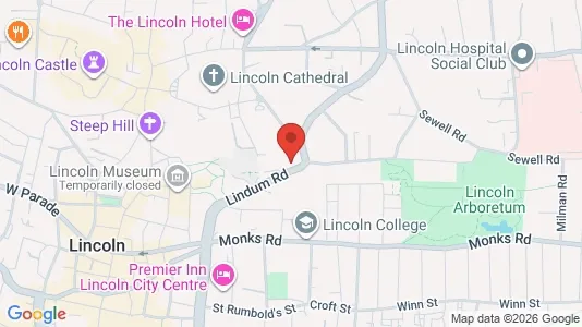 Apartments for rent i Lincoln - Lincolnshire - kort over placeringen
