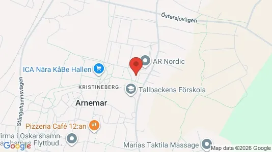 Apartments for rent i Oskarshamn - kort over placeringen