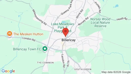 Houses for rent i Billericay - Essex - kort over placeringen