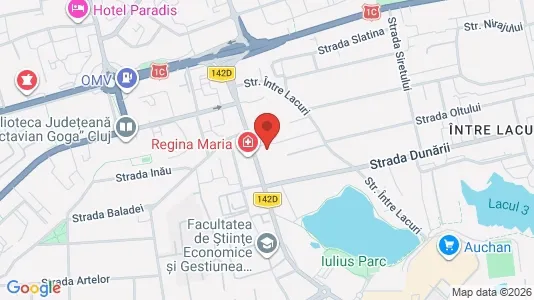 Apartments for rent i Cluj-Napoca - kort over placeringen