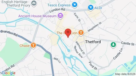 Apartments for rent i Thetford - Norfolk - kort over placeringen