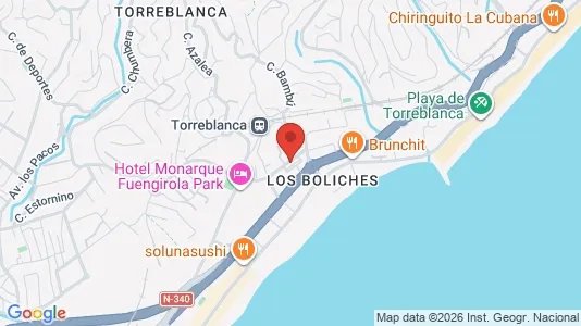 Apartments for rent i Fuengirola - kort over placeringen