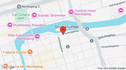 Apartments for rent i Norrköping - kort over placeringen