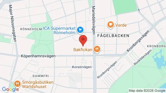 Apartments for rent i Malmö City - kort over placeringen