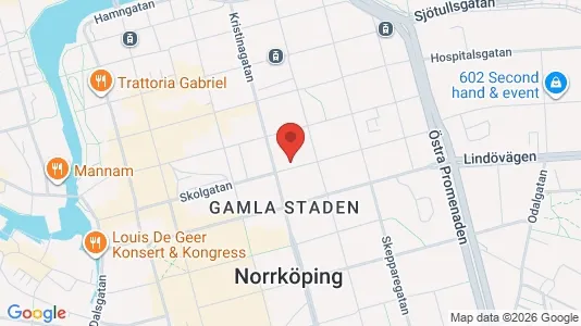 Apartments for rent i Norrköping - kort over placeringen