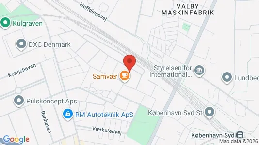 Apartments for rent i Valby - kort over placeringen