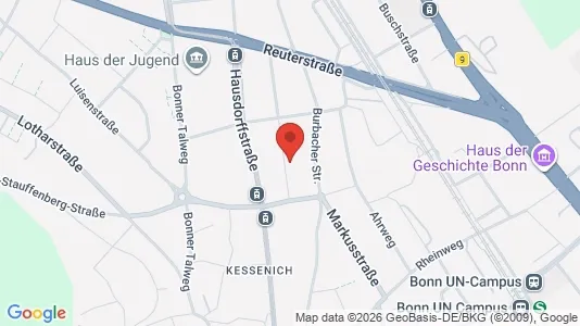 Apartments for rent i Bonn - kort over placeringen