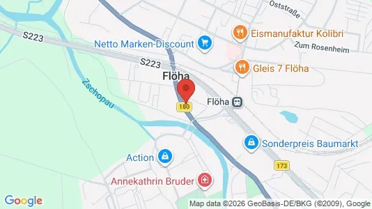 Apartments for rent i Central Saxony - kort over placeringen