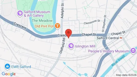 Apartments for rent i Salford - Lancashire - kort over placeringen