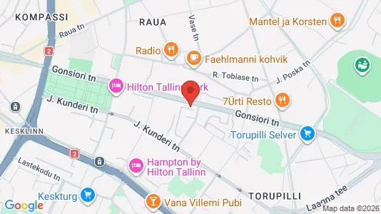 Apartments for rent i Tallinn Kesklinna - kort over placeringen