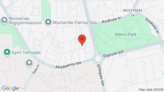 Apartments for rent i Tallinn Kesklinna - kort over placeringen