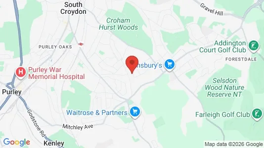 Houses for rent i South Croydon - Surrey - kort over placeringen