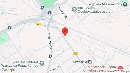 Apartments for rent i Warszawa Praga-Północ - kort over placeringen