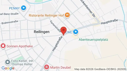Apartments for rent i Rhein-Neckar-Kreis - kort over placeringen