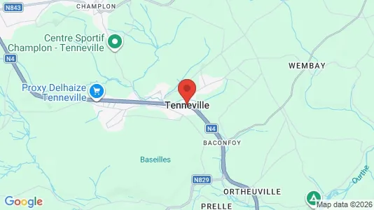 Houses for rent i Tenneville - kort over placeringen