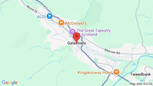 Apartments for rent i Galashiels - Selkirkshire - kort over placeringen