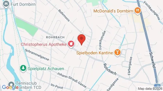Apartments for rent i Dornbirn - kort over placeringen