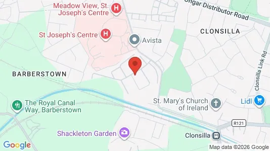 Apartments for rent i Dublin 15 - kort over placeringen