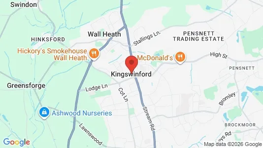 Apartments for rent i Kingswinford - West Midlands - kort over placeringen
