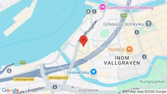 Apartments for rent i Gothenburg City Centre - kort over placeringen
