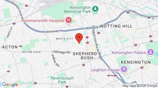 Apartments for rent i London W12 - kort over placeringen