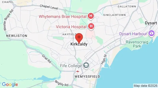 Houses for rent i Kirkcaldy - Fife - kort over placeringen