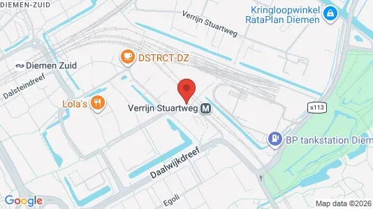 Apartments for rent i Diemen - kort over placeringen