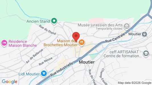 Apartments for rent i Berner Jura - kort over placeringen