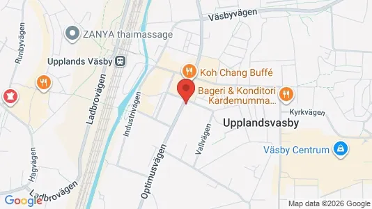 Apartments for rent i Upplands Väsby - kort over placeringen