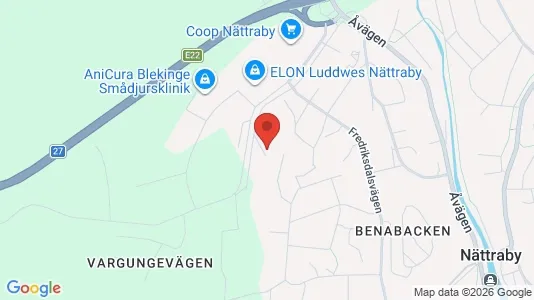Apartments for rent i Karlskrona - kort over placeringen