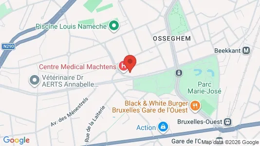 Apartments for rent i Brussels Sint-Jans-Molenbeek - kort over placeringen
