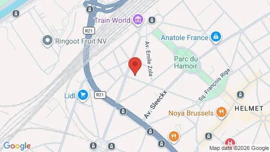 Apartments for rent i Brussels Schaarbeek - kort over placeringen