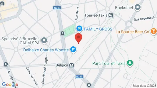 Apartments for rent i Brussels Jette - kort over placeringen