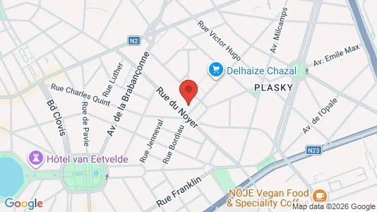 Apartments for rent i Brussels Schaarbeek - kort over placeringen