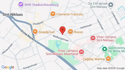 Apartments for rent i Sint-Niklaas - kort over placeringen