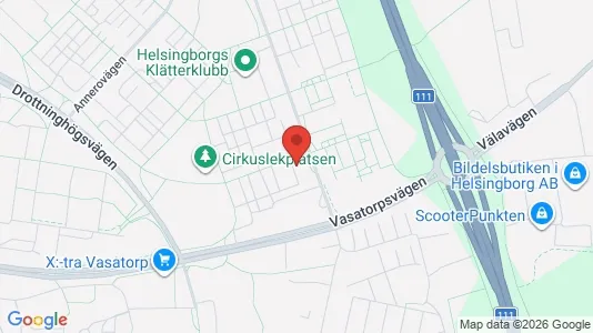 Apartments for rent i Helsingborg - kort over placeringen