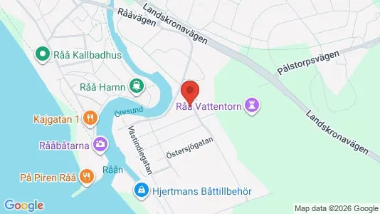 Apartments for rent i Helsingborg - kort over placeringen