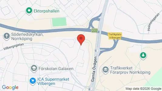 Apartments for rent i Norrköping - kort over placeringen