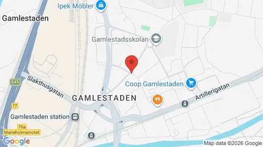 Apartments for rent i Gothenburg East - kort over placeringen