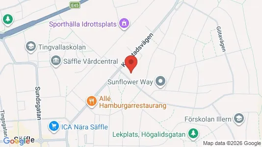 Apartments for rent i Säffle - kort over placeringen