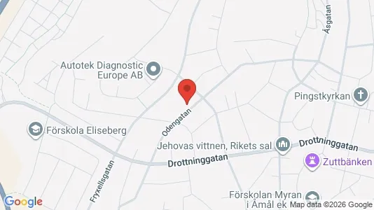 Apartments for rent i Åmål - kort over placeringen