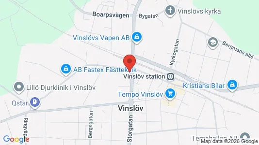 Apartments for rent i Hässleholm - kort over placeringen