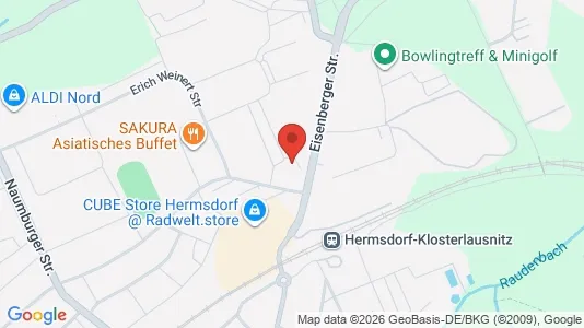 Apartments for rent i Saale-Holzland-Kreis - kort over placeringen