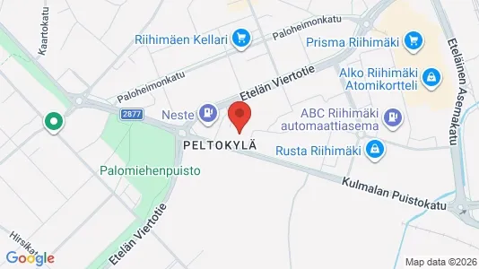 Apartments for rent i Riihimäki - kort over placeringen